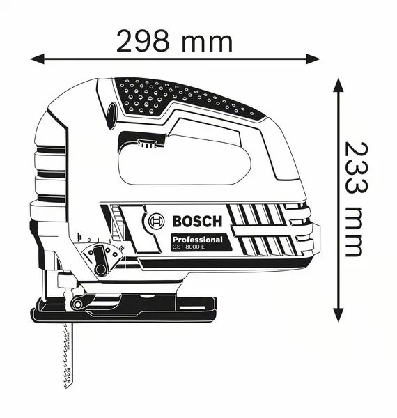 ბეწვა ხერხი GST 8000 E 060158H000