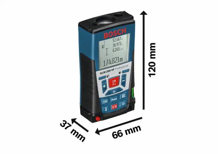 ლაზერული მანძილ მზომი GLM 250 VF BS 150 061599402J