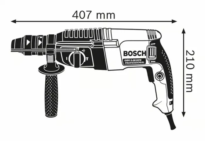 პერფორატორი GBH 2-26 DFR Professional 0611254768