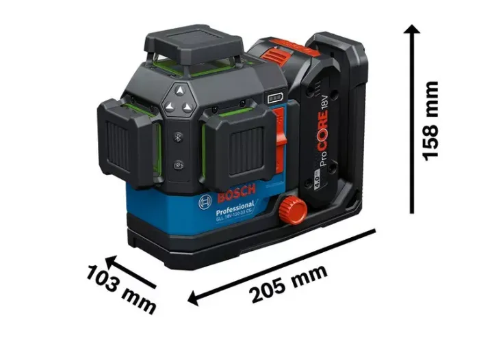 ლაზერი GLL 18V-120-33 CG Professional 0601065100