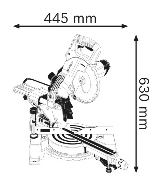 ტორსული ხერხი GCM800SJ 0601B19000