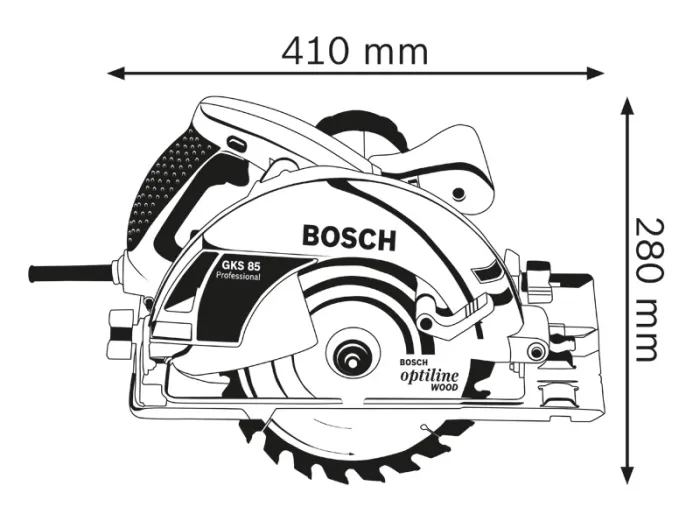 ცირკულარული ხერხი GKS 85 060157A000